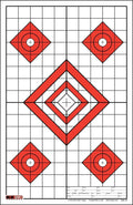 Five Diamonds Target #28 — 11×17 (25-Pack)