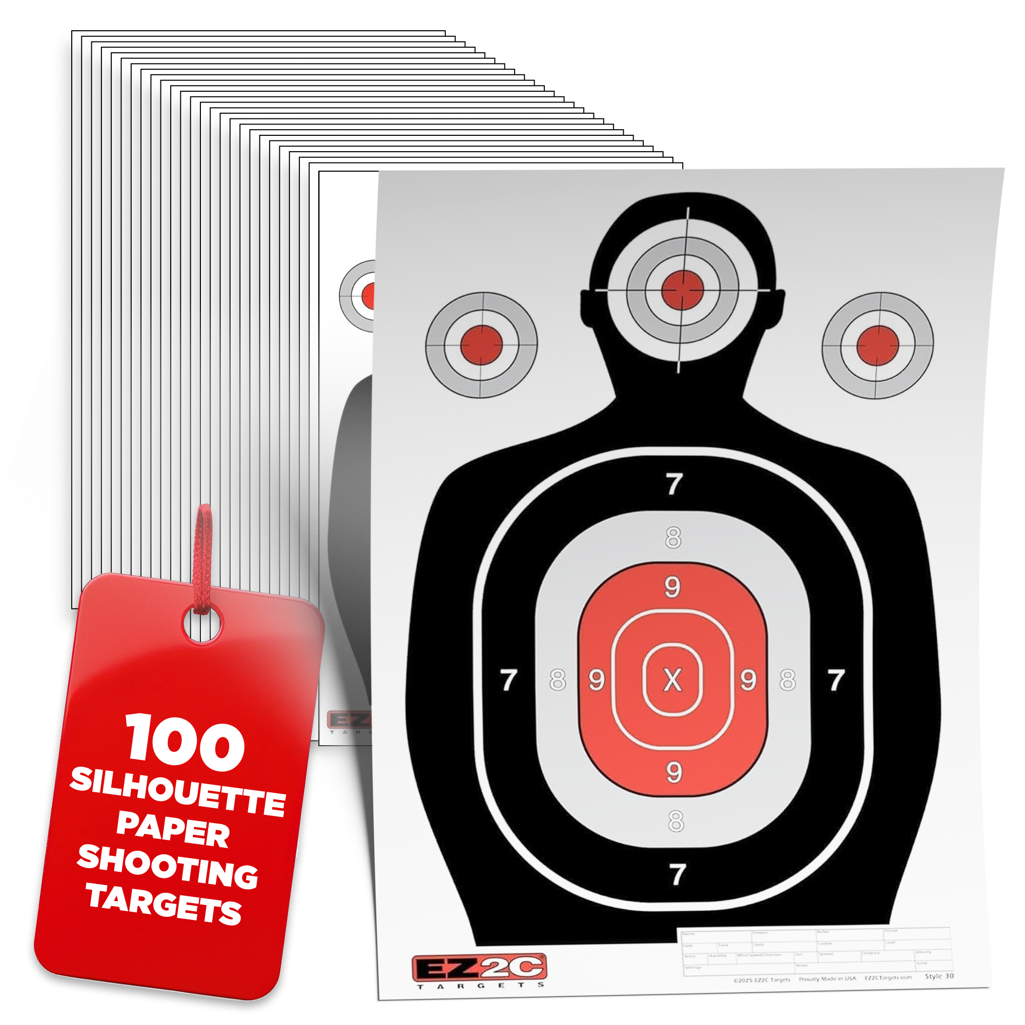 Silhouette Target #30 — 12×18