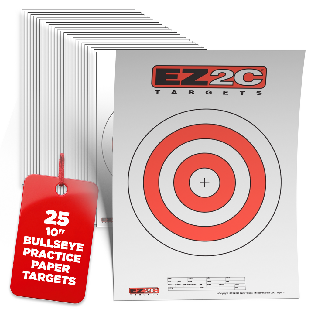 10 Inch Bullseye Target — 11x17 inch