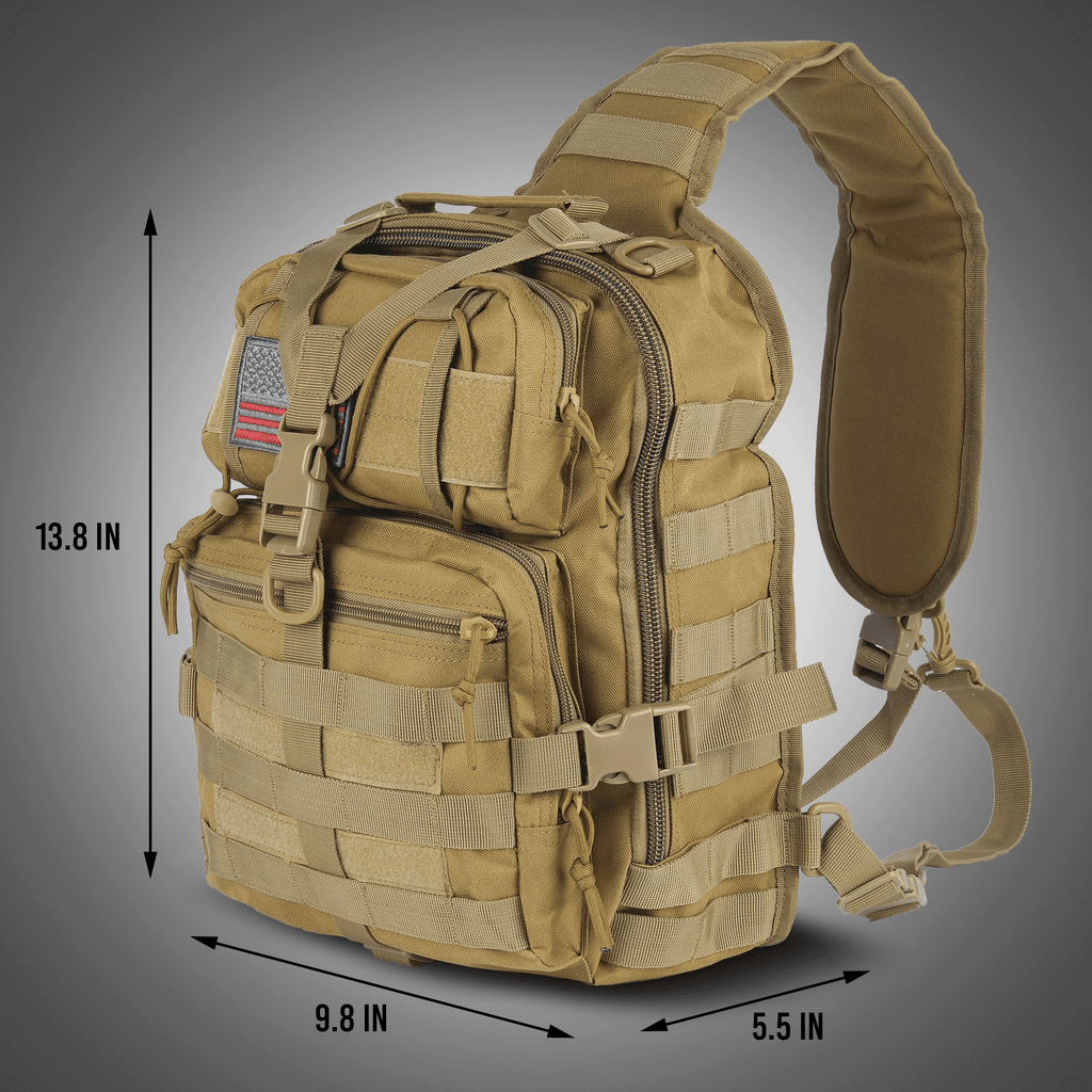 XGear Tactical 14L Range Sling Bag 800D Nylon EDC — material and build quality
