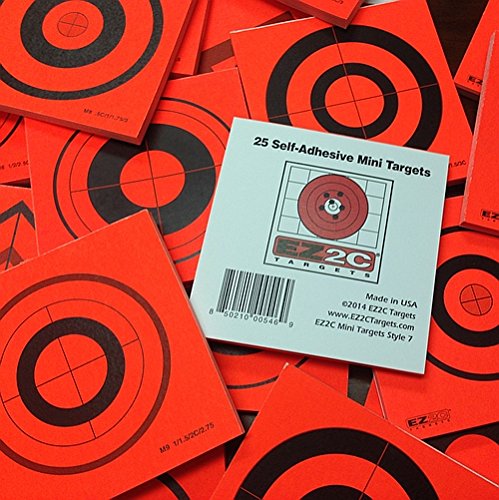 Fluorescent Mini Target Stickers — 3.5×3.5 (25-Pack)