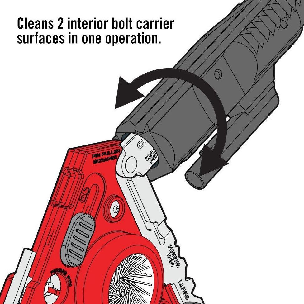 Carbon Boss® AR15 — 13-Surface Bolt Carrier Group Multi-Tool