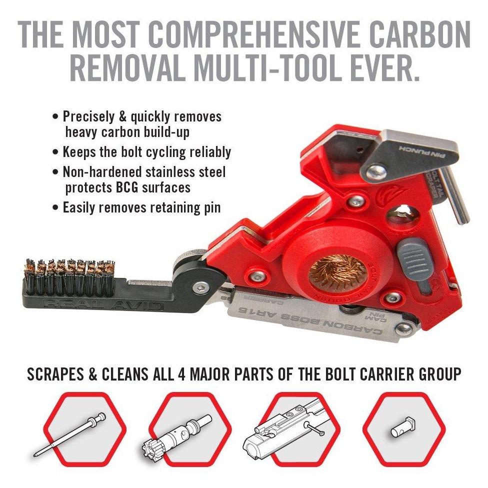 Carbon Boss AR15 13-Surface Bolt Carrier Multi-Tool — storage and case view
