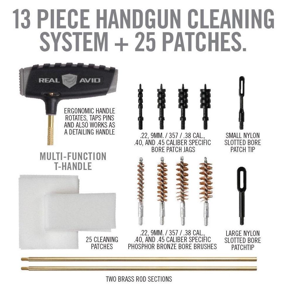 Real Avid Gun Boss® Pro Handgun Cleaning Kit