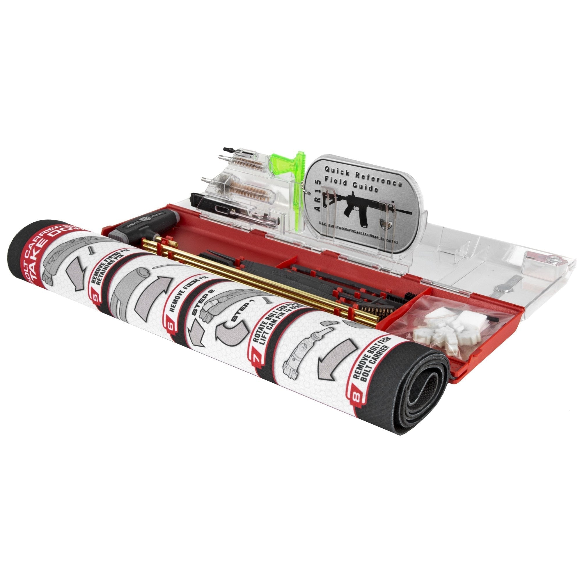 Master Cleaning Station™ AR-15 — Integrated Cleaning Kit & Mat