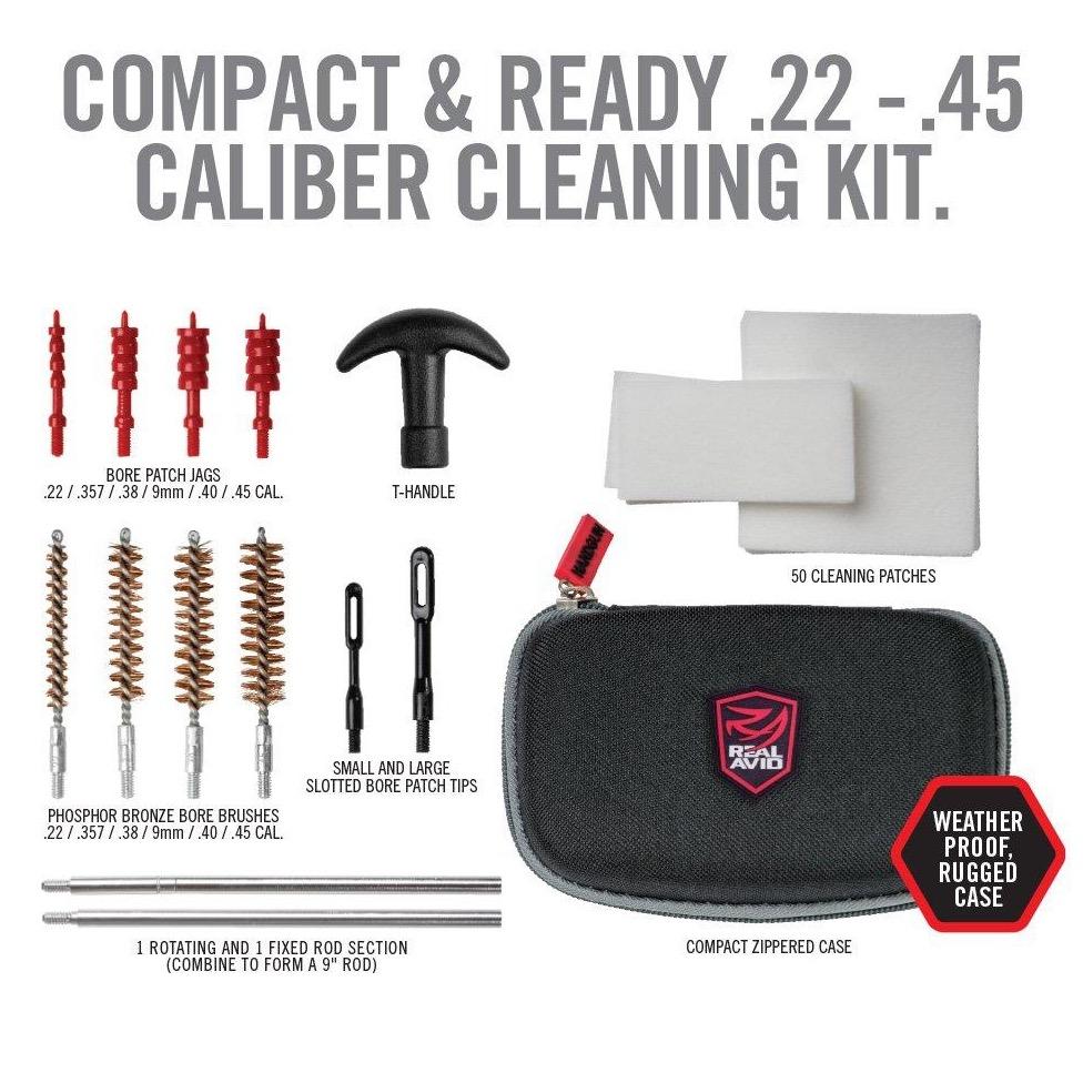 Real Avid Gun Boss® Handgun Cleaning Kit