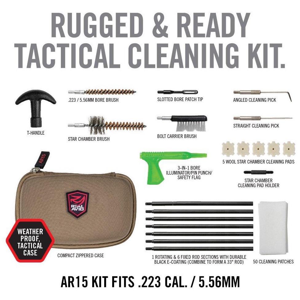 Real Avid Gun Boss® AR-15 Cleaning Kit (.223 / 5.56mm)