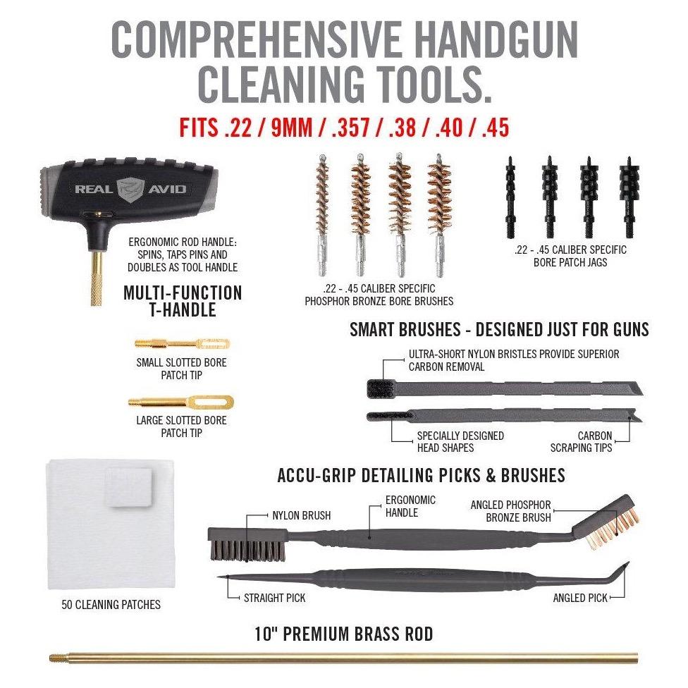 Master Cleaning Station™ Handgun — Multi-Caliber Kit & Mat