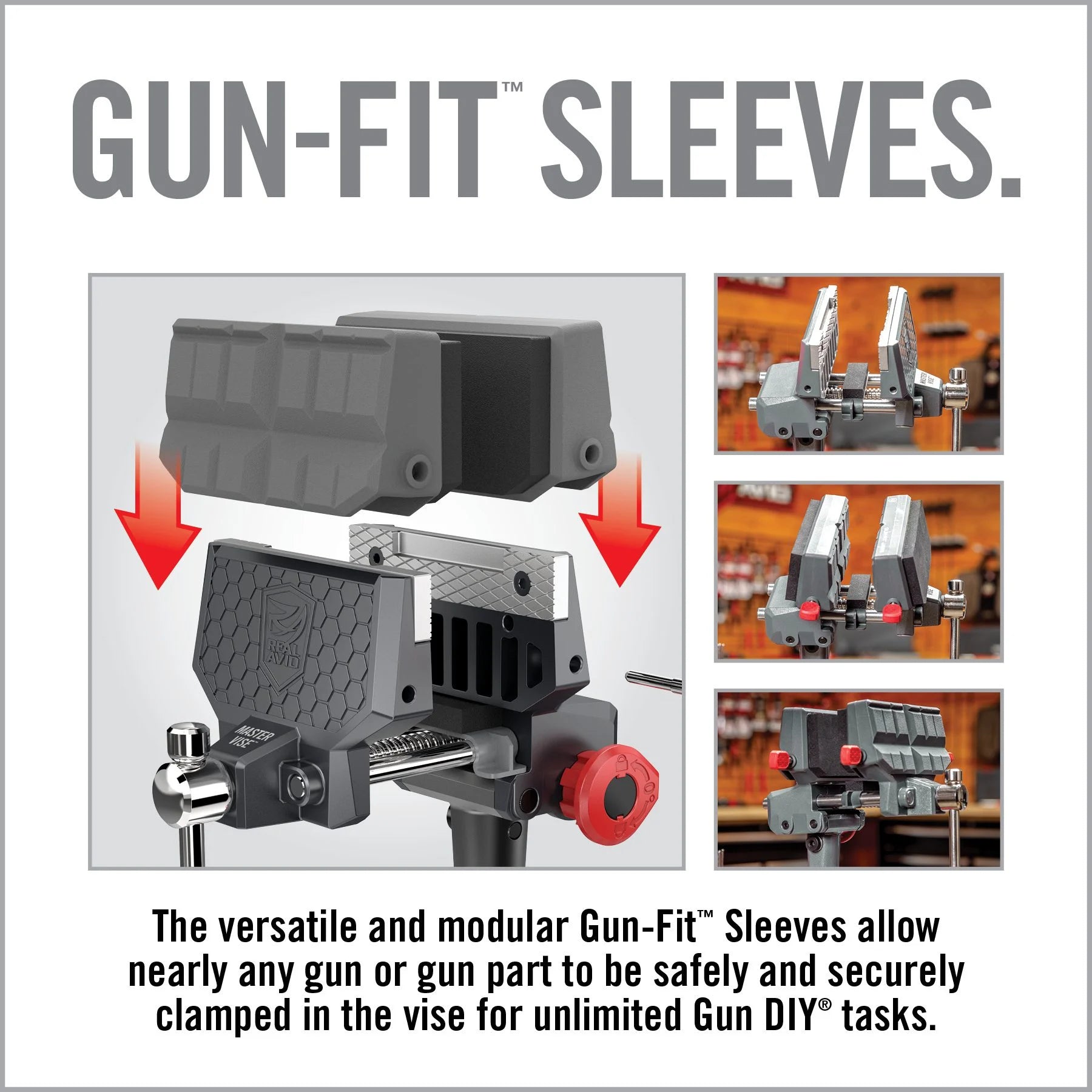Master Gun Vise Articulating Bench Vise — alternate angle view
