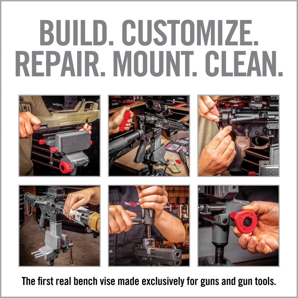 Master Gun Vise Articulating Bench Vise — in-use demonstration