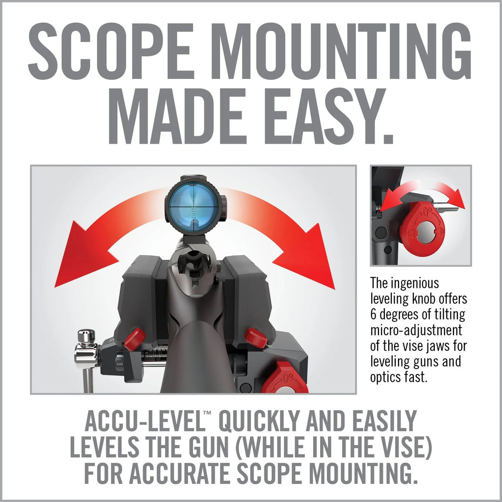 Master Gun Vise Articulating Bench Vise — size and scale reference