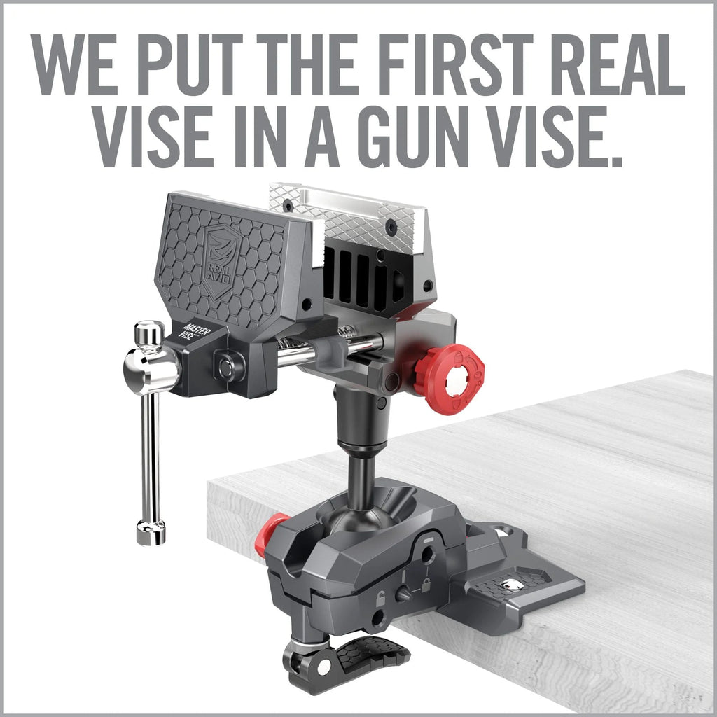Master Gun Vise Articulating Bench Vise — accessory detail