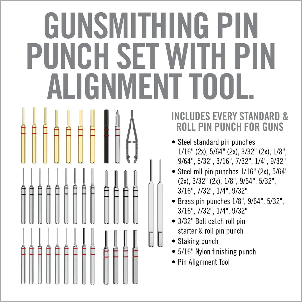 Accu-Punch™ Master Punch Set — Complete Gunsmithing Set