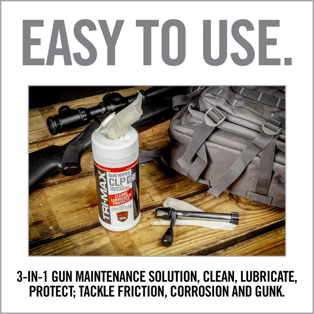 Real Avid TRI-Max CLP Wipes 60-Count Canister — lifestyle application