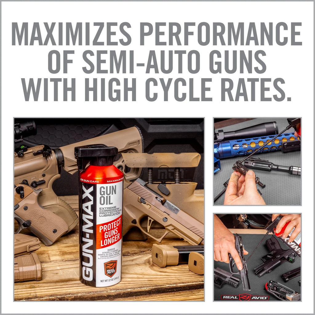 Gun-Max® Gun Oil — Advanced CLP Formula