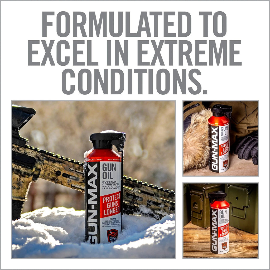 Gun-Max® Gun Oil — Advanced CLP Formula