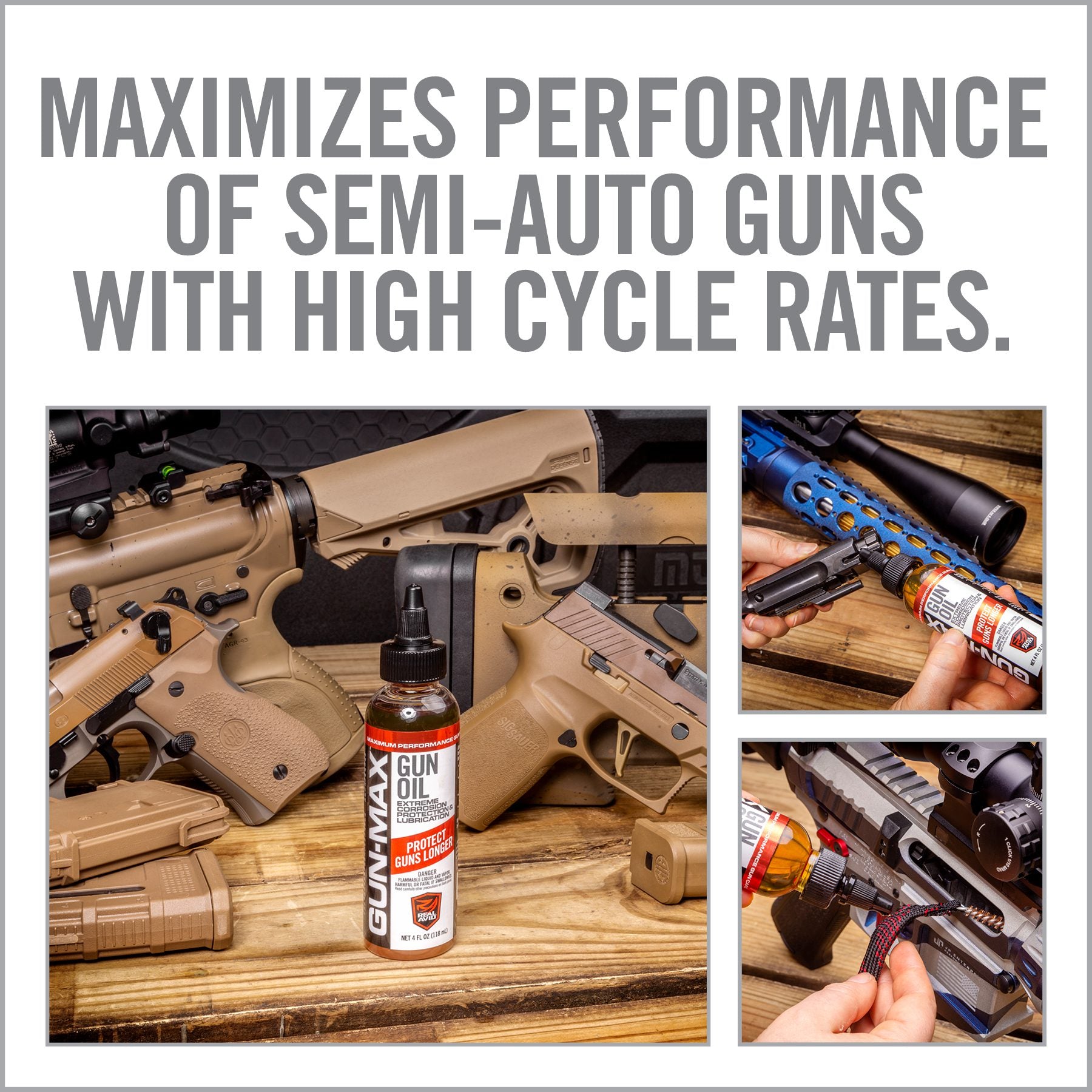 Gun-Max® Gun Oil — Precision Applicator Bottle