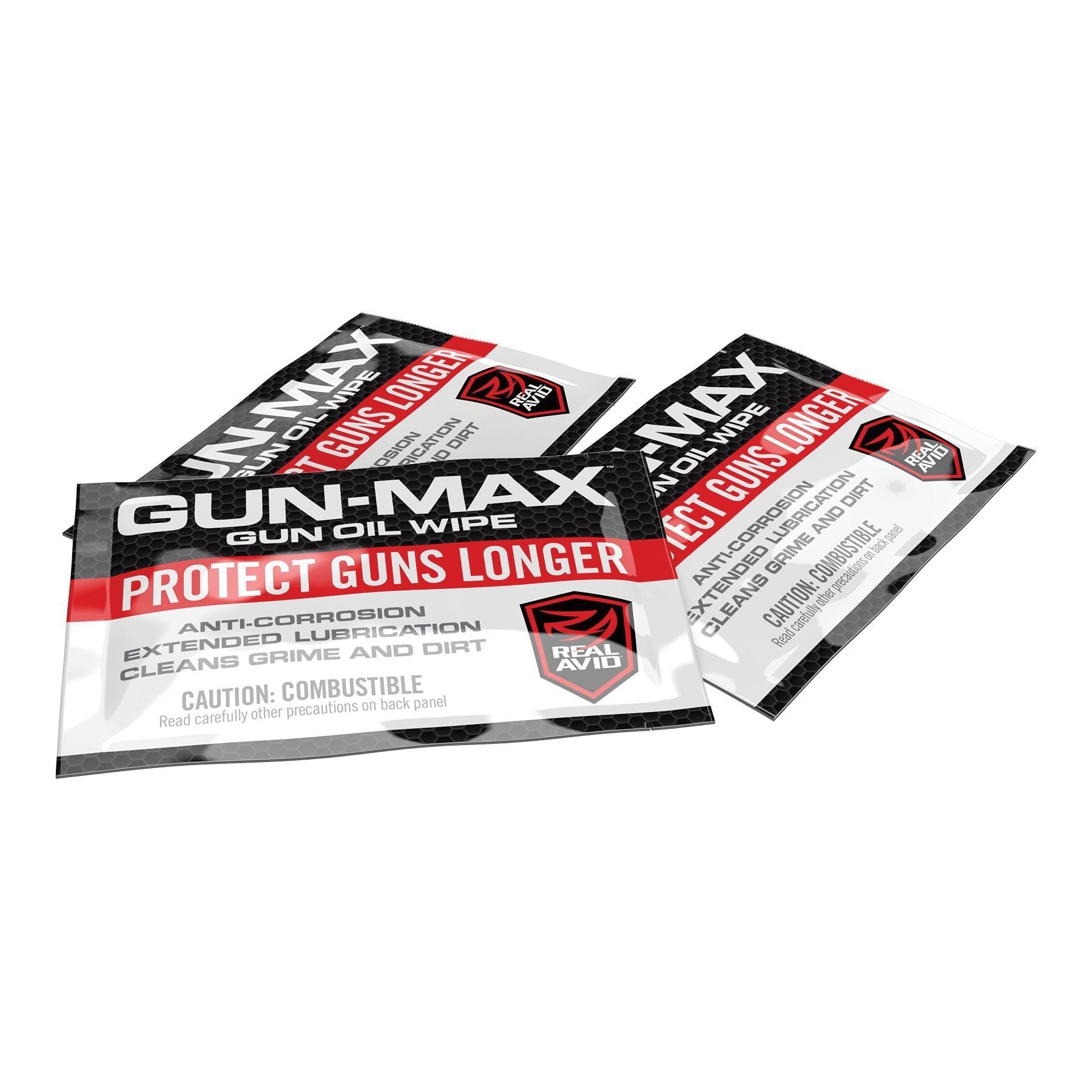 Gun-Max Gun Oil Wipes — 25-Count Field Pack