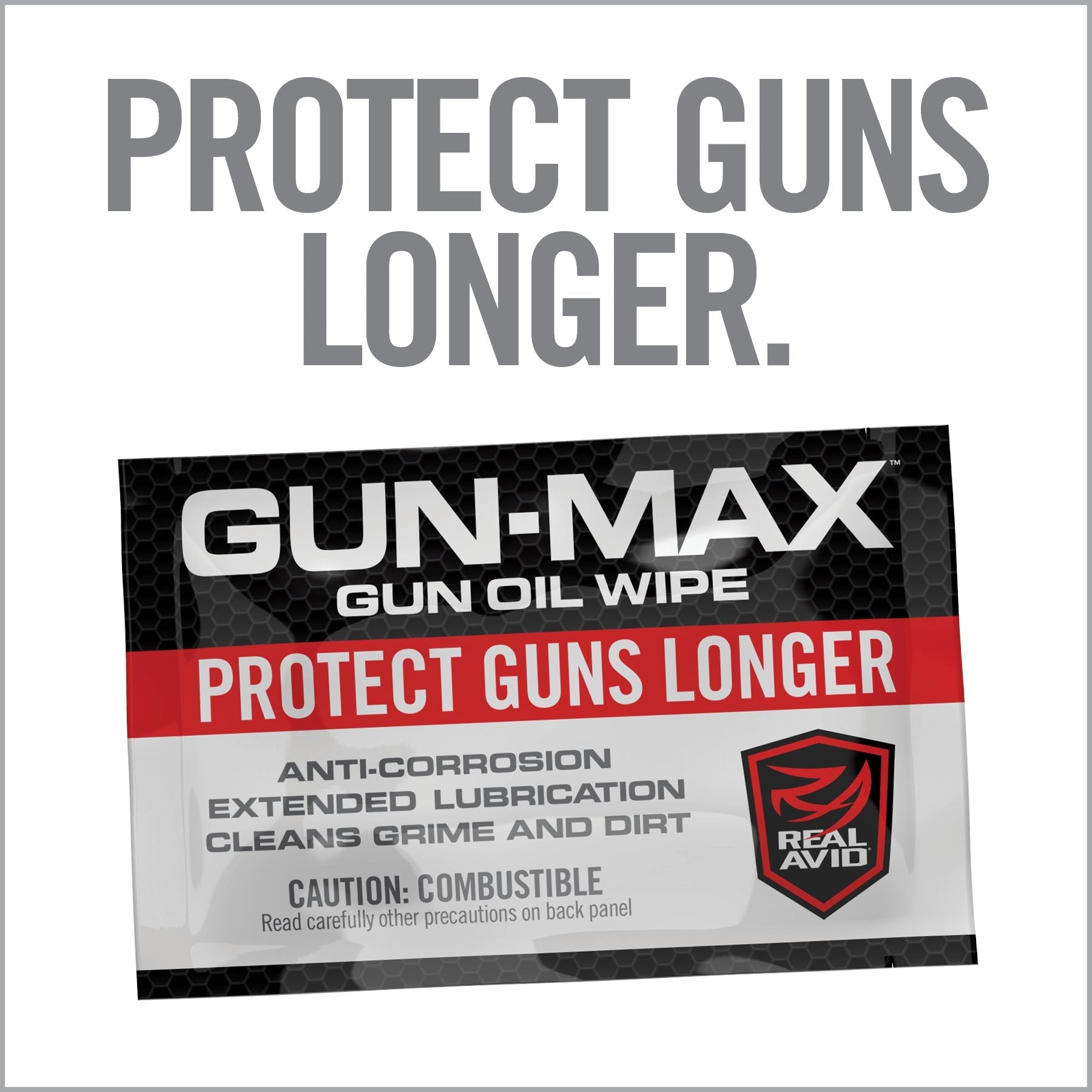 Gun-Max Gun Oil Wipes 25-Count Field Pack — accessory detail