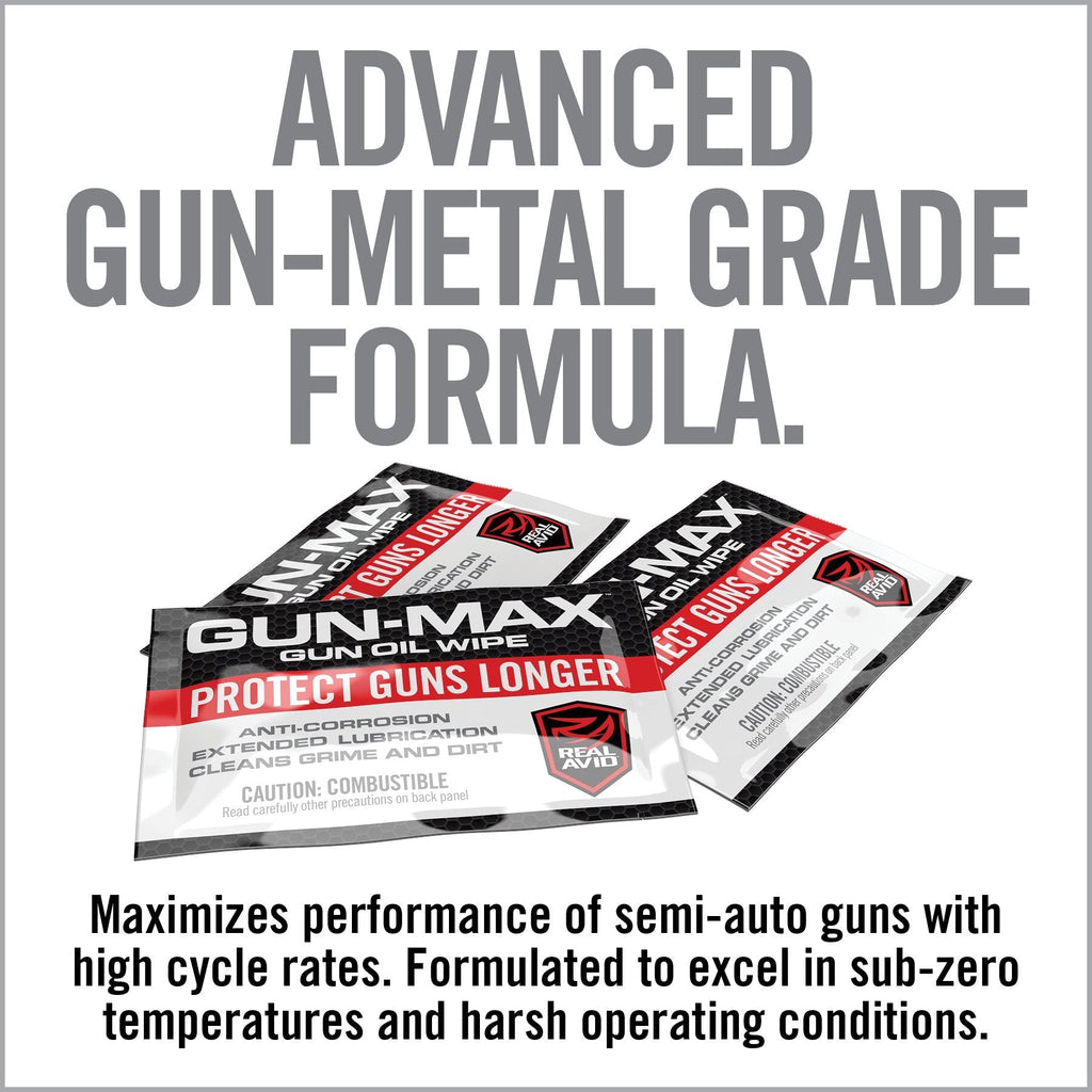 Gun-Max Gun Oil Wipes 25-Count Field Pack — complete set overview