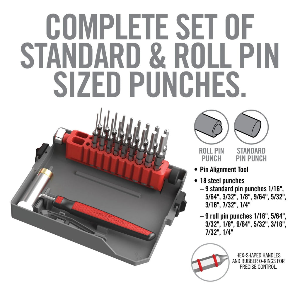 Master Bench Block® Pro Kit — Integrated Bench Block, Hammer & Punch Set
