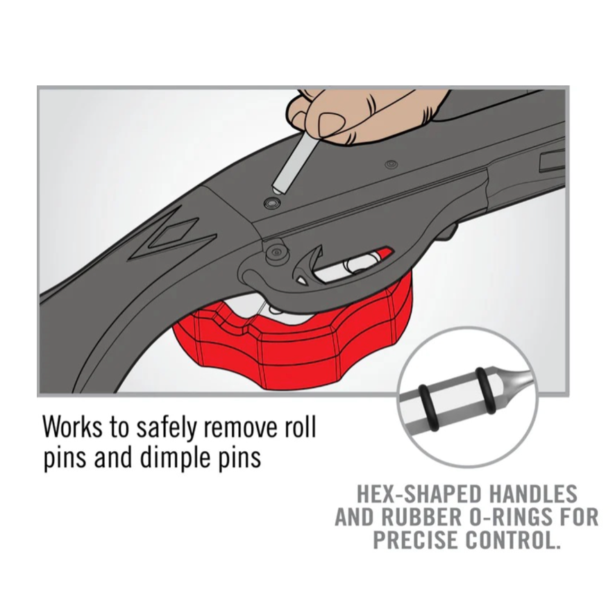 Accu-Punch™ 11-Piece Roll Pin Punch Set