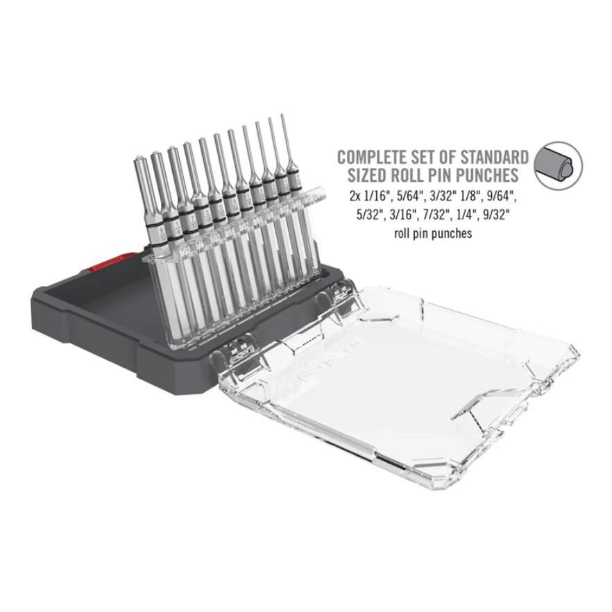 Accu-Punch™ 11-Piece Roll Pin Punch Set