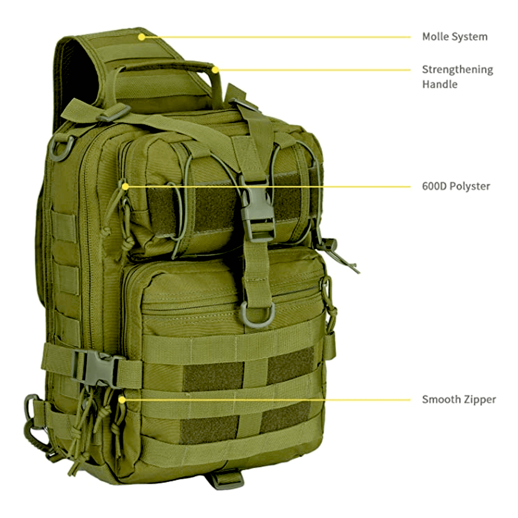 Jupiter Gear Tactical 15L Sling Range Bag — MOLLE Compatible