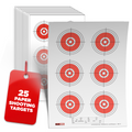 Six Bullseye Target — 11x17 inch