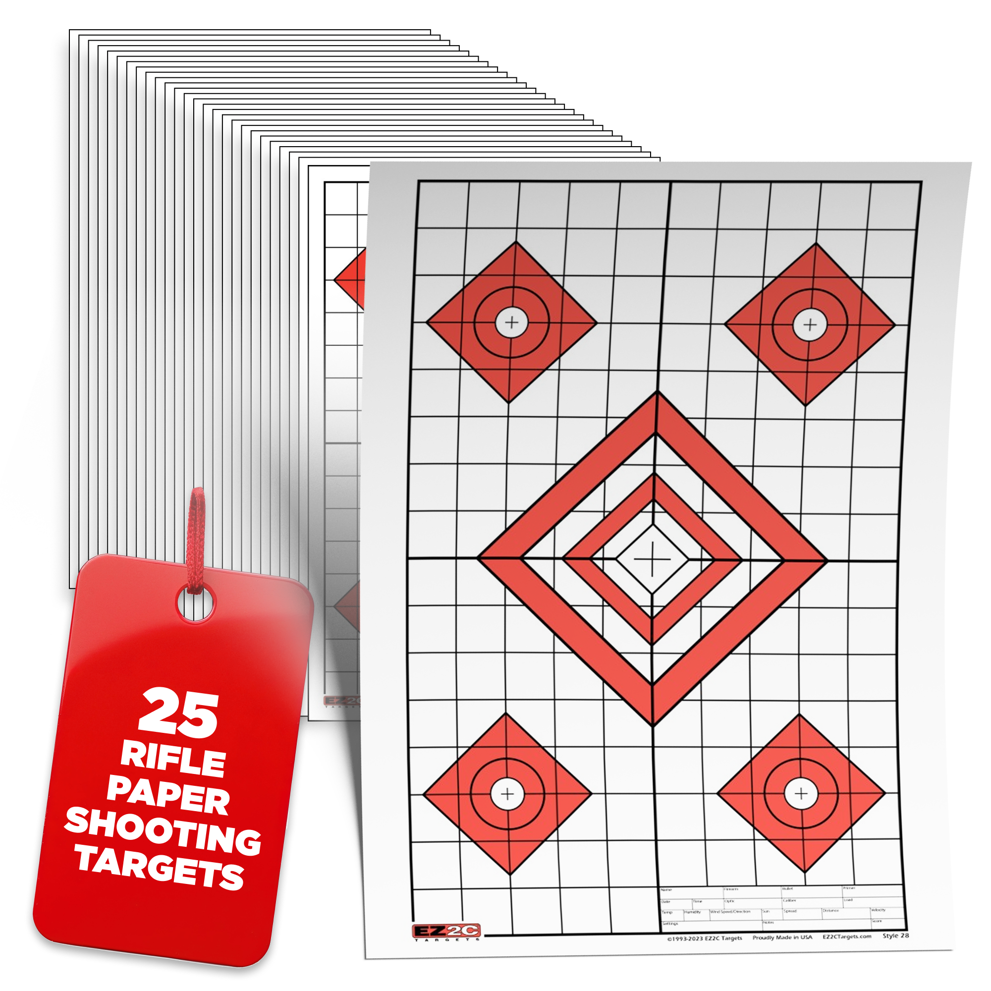 Five Diamonds Target — 11x17 inch 25-Pack