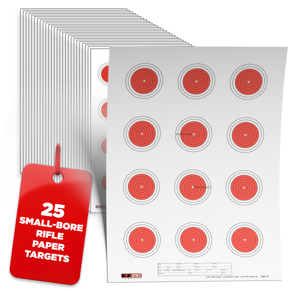 Small-Bore 50ft Target #27 — 11×17 (25-Pack)
