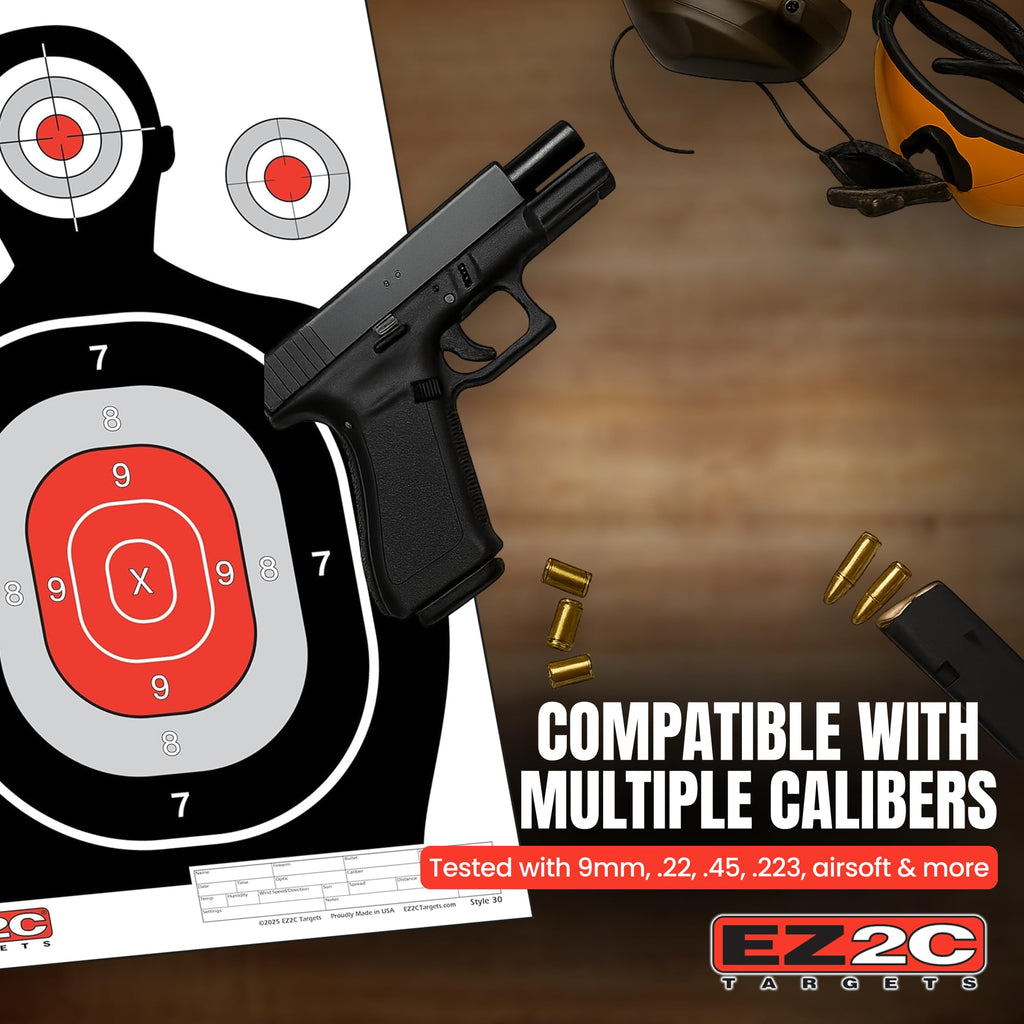 Silhouette Target — 12×18 (25-Pack)