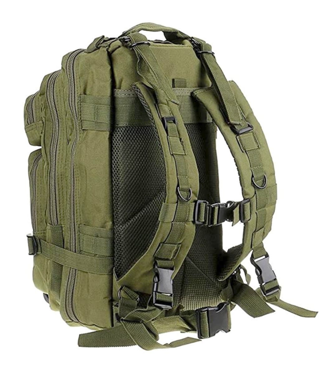 JupiterGear 25L MOLLE Tactical Range Backpack — accessory detail