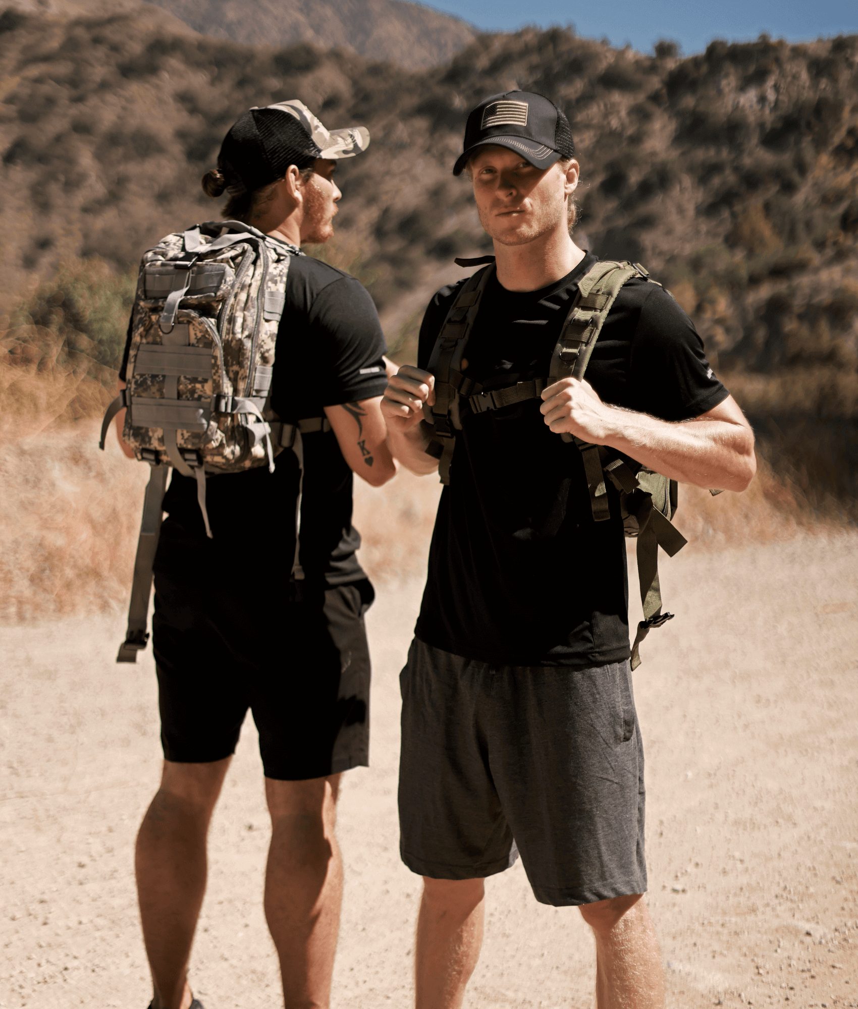JupiterGear 25L MOLLE Tactical Range Backpack — size and scale reference