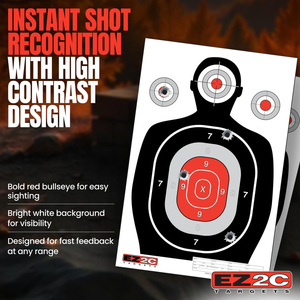 Silhouette Target — 12×18 (25-Pack)