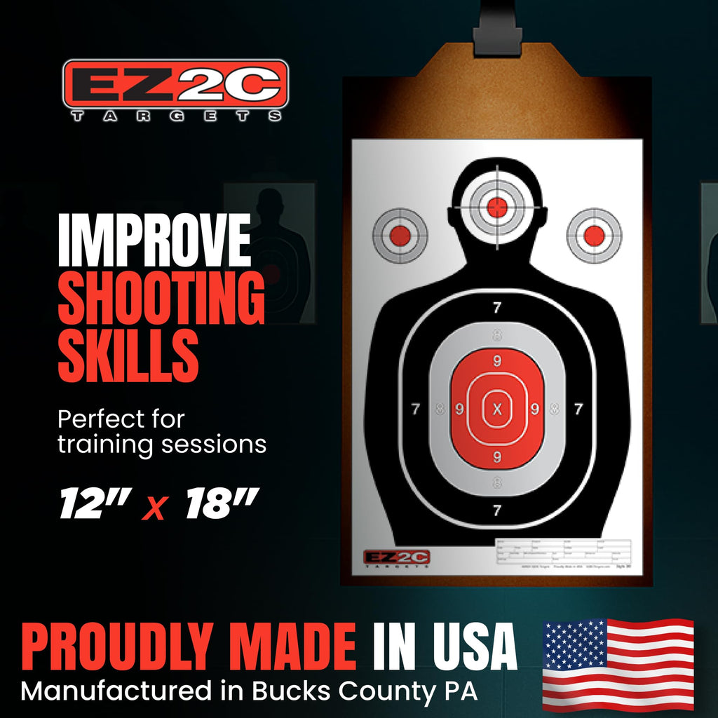 Silhouette Target — 12×18 (25-Pack)
