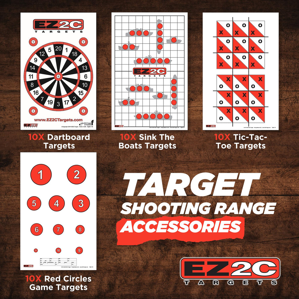 Four Fun Game Targets — 11×17