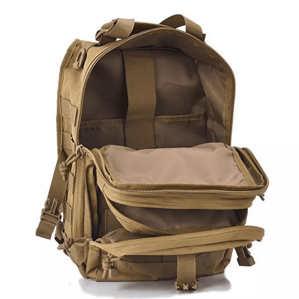 Jupiter Gear Tactical 15L Sling Range Bag MOLLE — carry and transport view