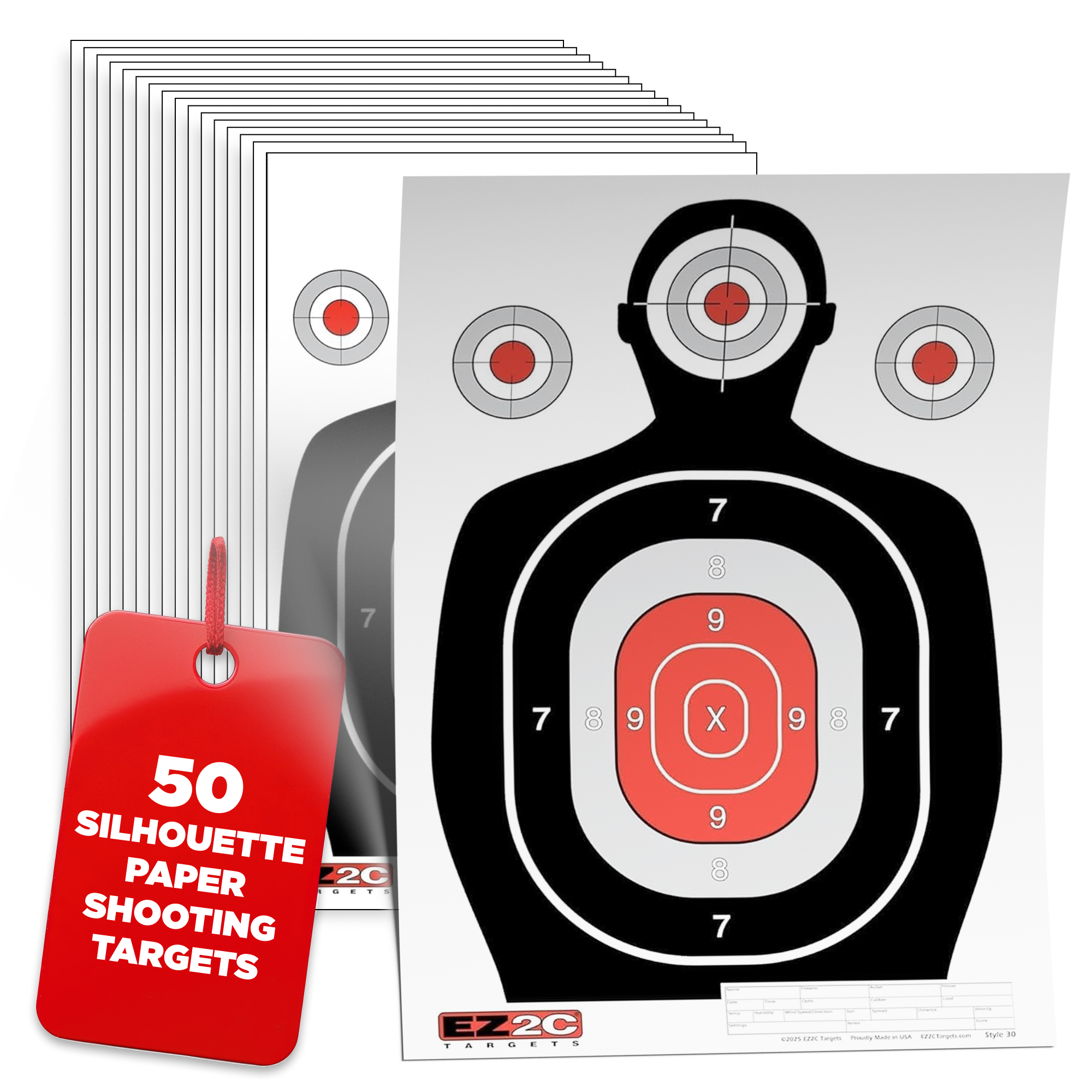 Silhouette Target #30 — 12×18