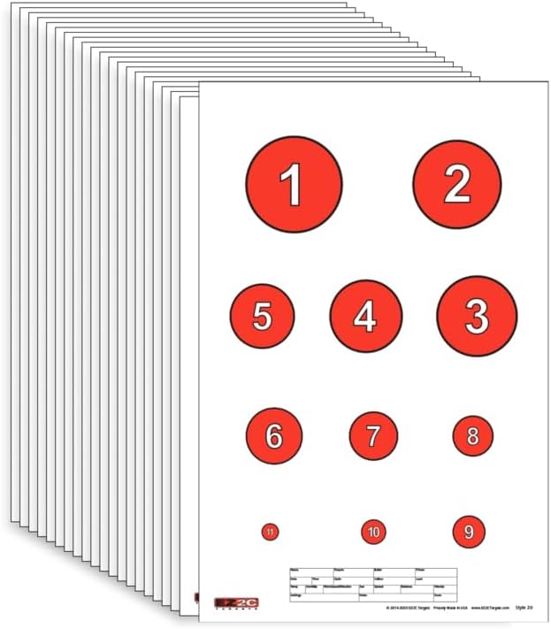 Reducing Circles Target — 11x17 inch