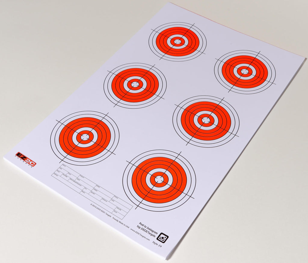 Six Bullseye Target #24 — 11×17