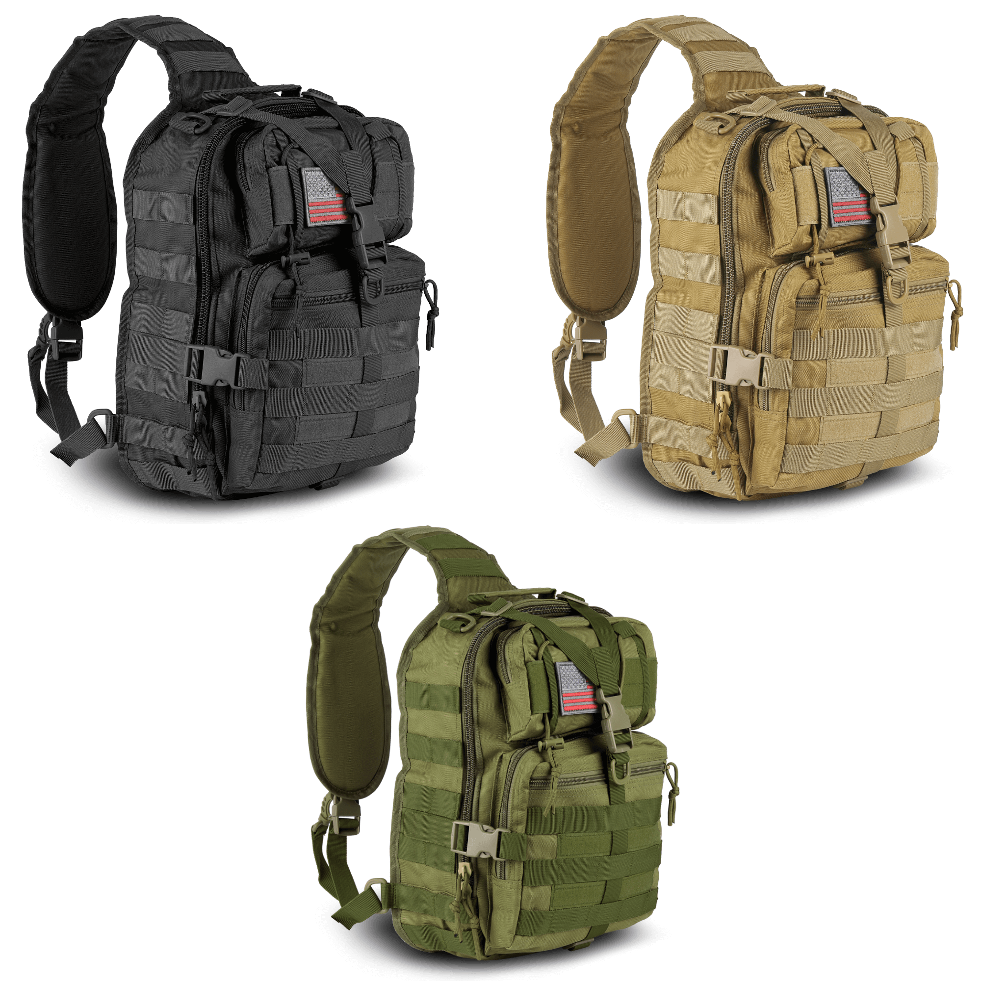 XGear Tactical 14L Range Sling Bag — 800D Nylon EDC Pack