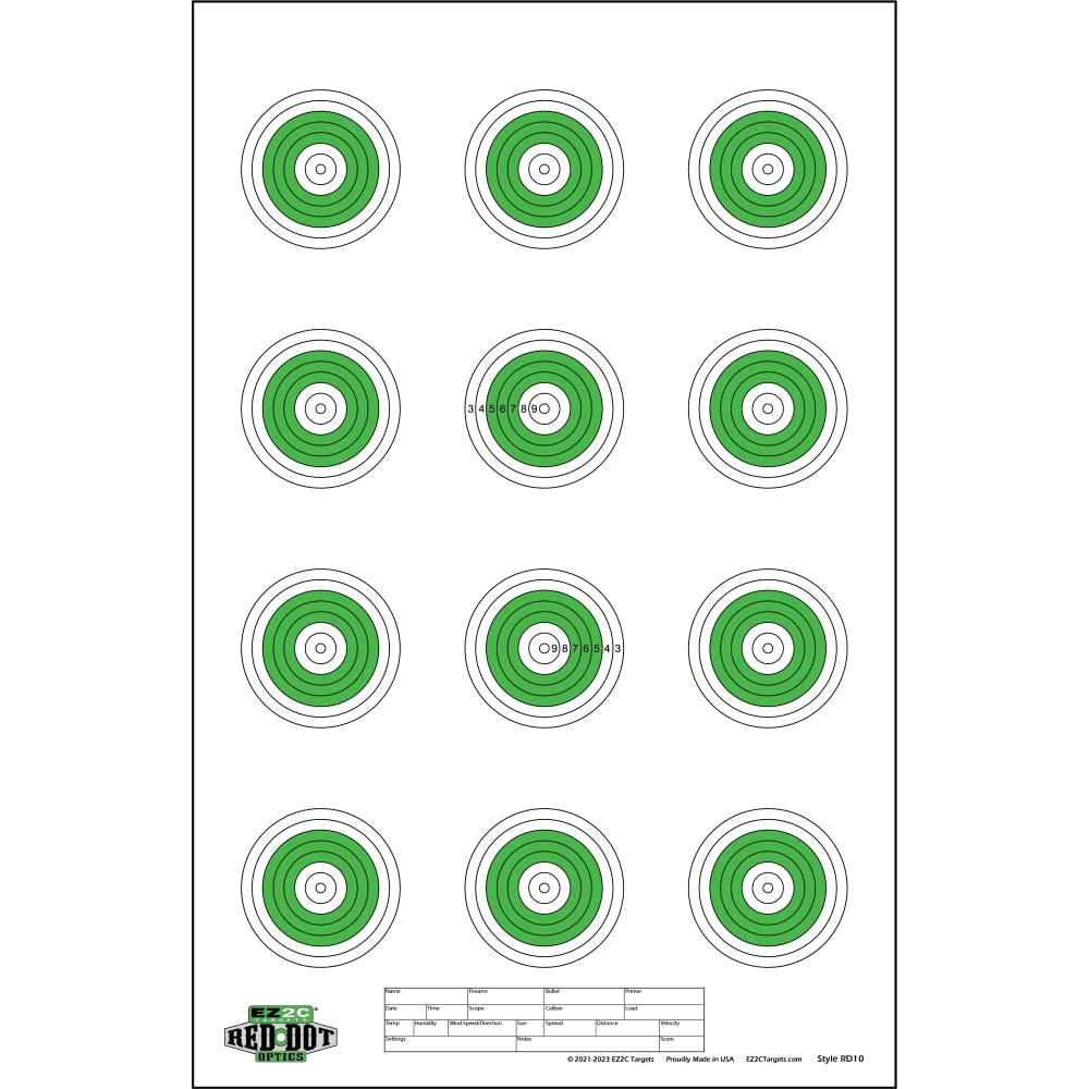 Small-Bore 50ft Target #27 — 11×17 (25-Pack)