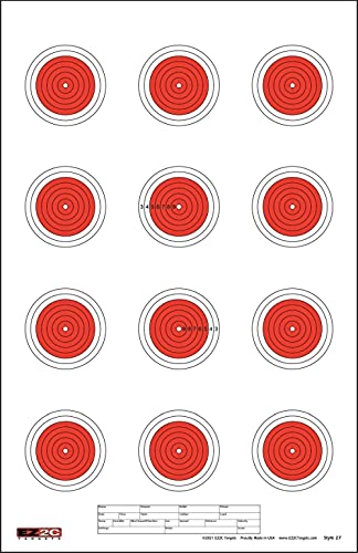 Small-Bore 50ft Target — 11x17 inch 25-Pack