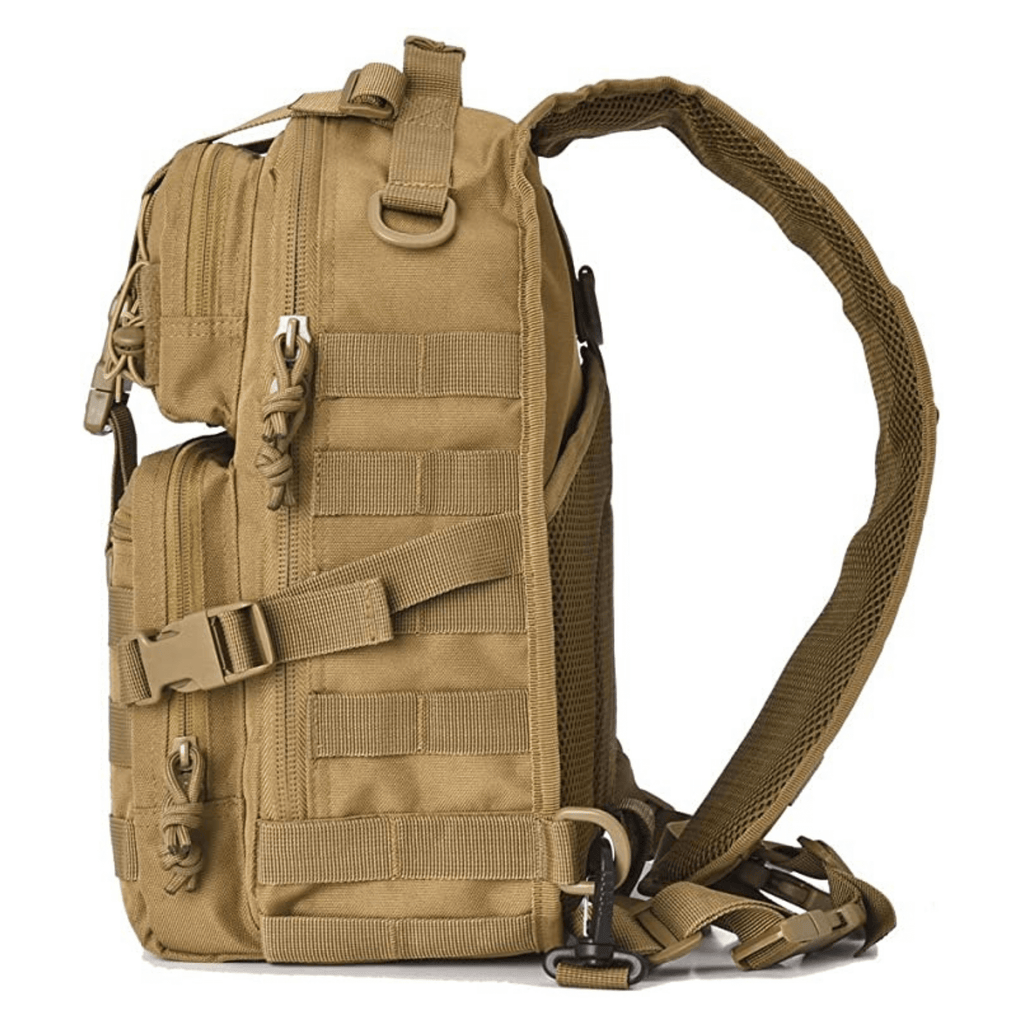 Jupiter Gear Tactical 15L Sling Range Bag MOLLE — field application shot