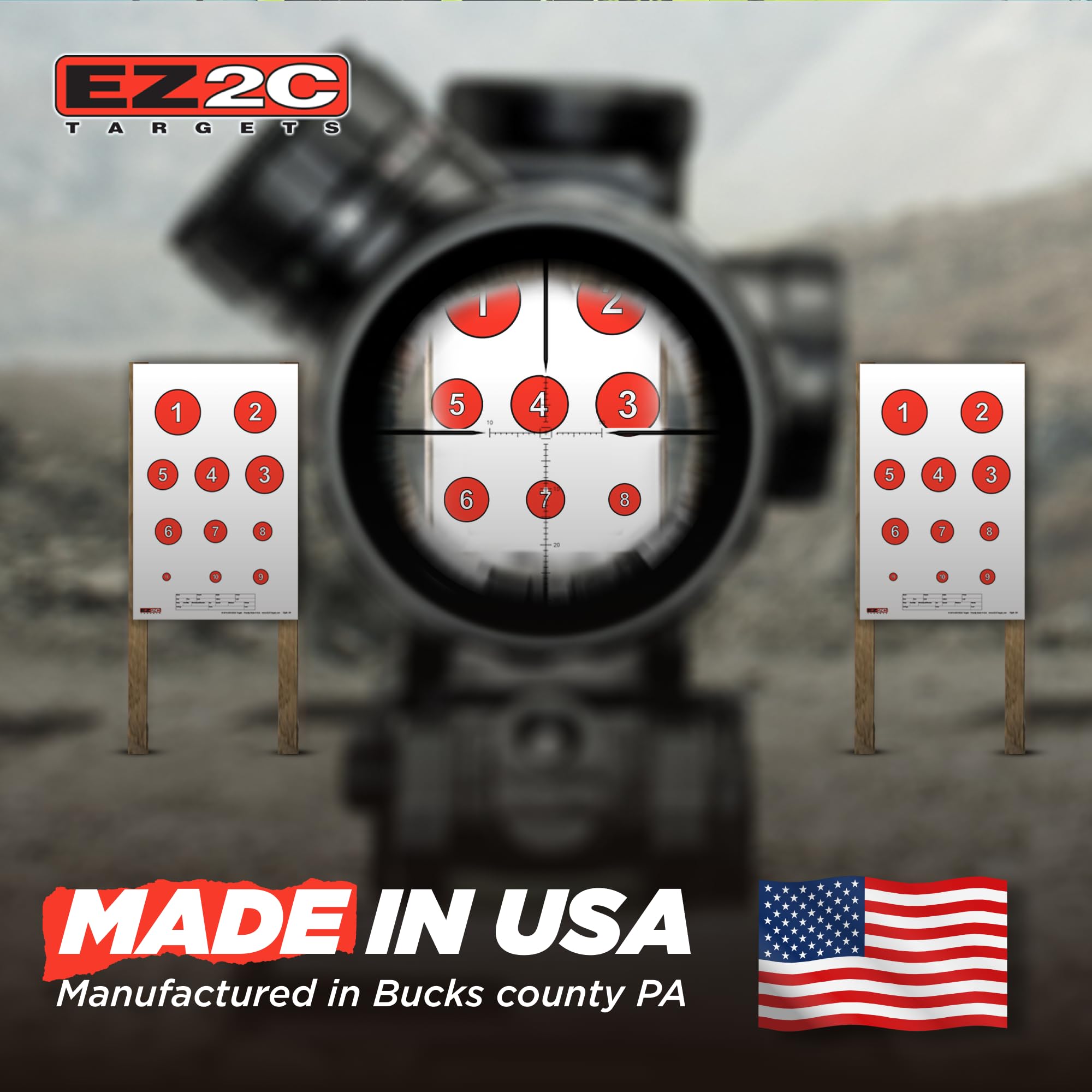Four Fun Game Targets — 11×17