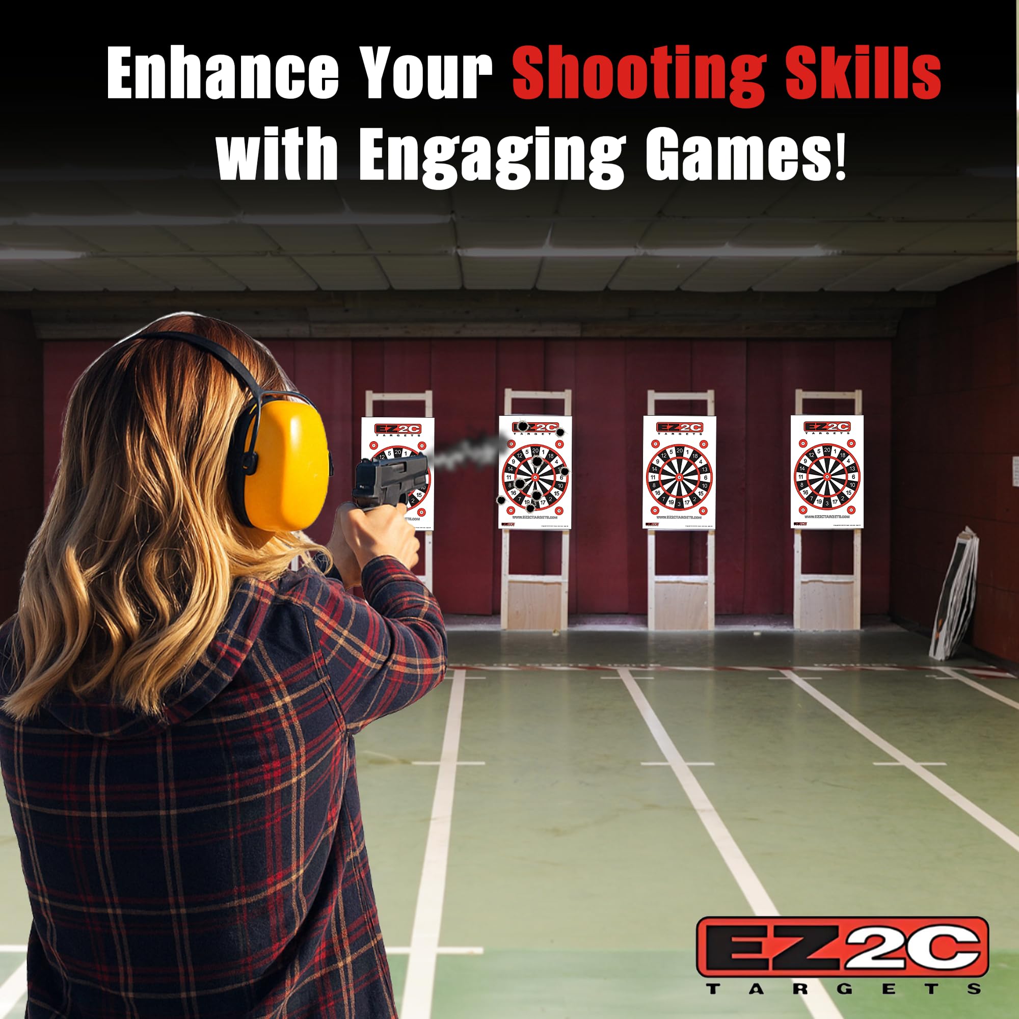 Four Fun Game Targets — 11×17