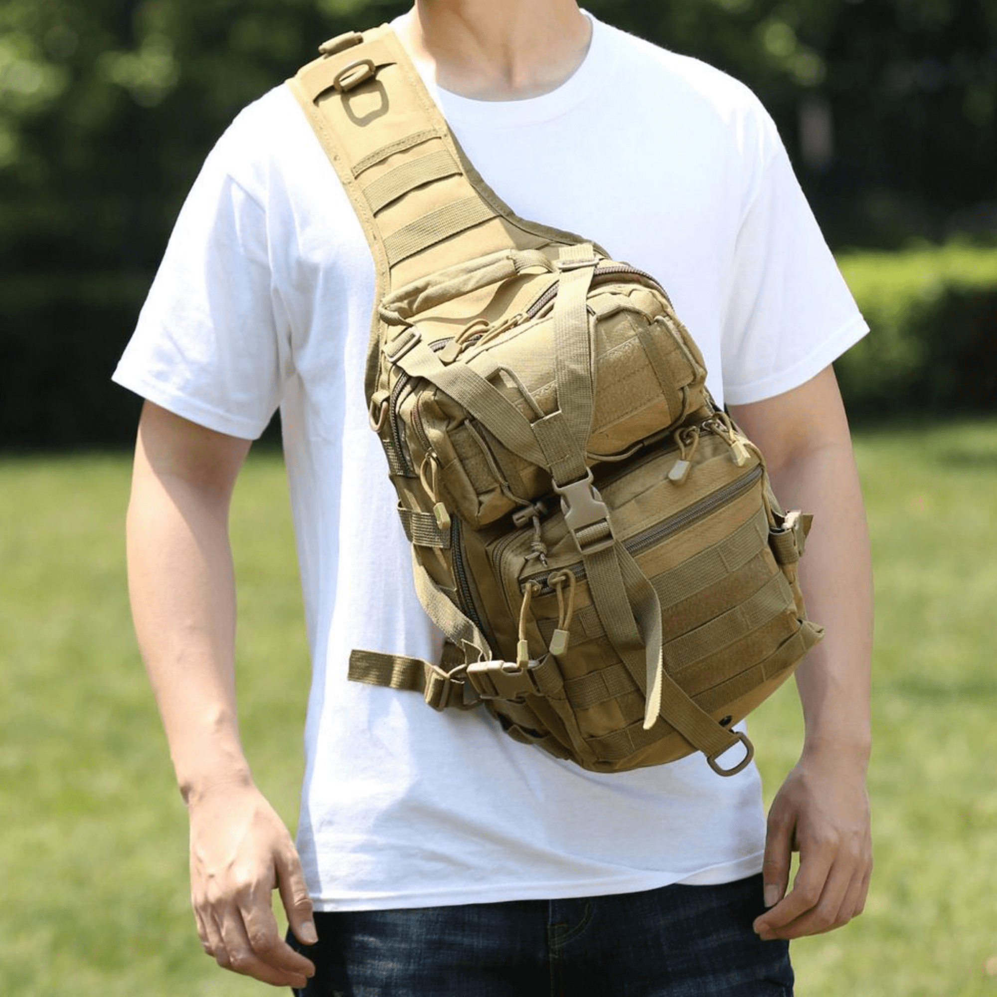 Jupiter Gear Tactical 15L Sling Range Bag — MOLLE Compatible