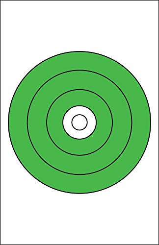 10" Bullseye Target RD2 — 11×17 (25-Pack)
