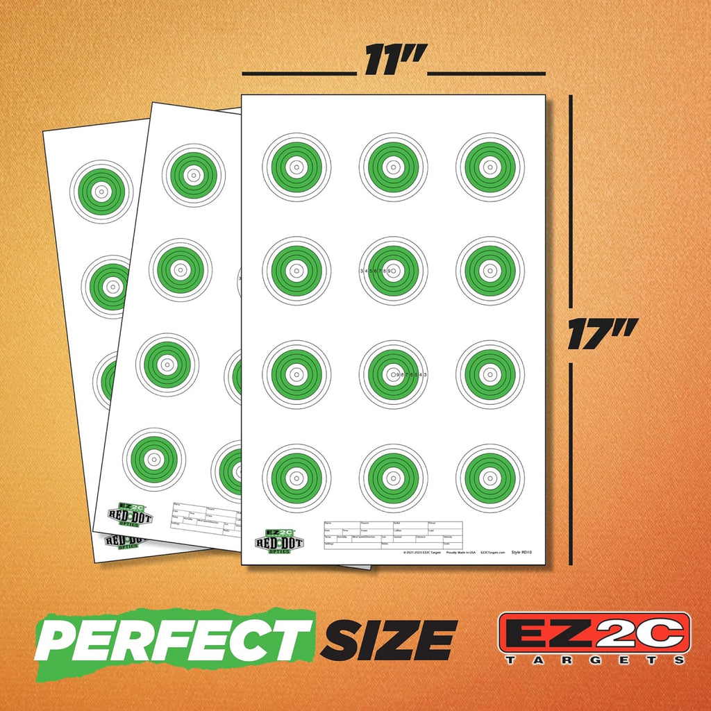 Small-Bore 50ft Target #27 — 11×17 (25-Pack)